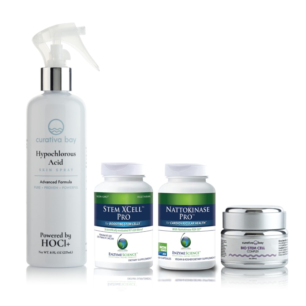 Stem Cell, Circulation, Heart and Skin Health Bundle