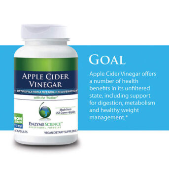 Apple Cider Vinegar capsules for detox, metabolism, digestion, and weight management; non-GMO, vegan supplement.